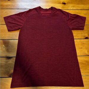 Lululemon Red Metal Vent Shirt
